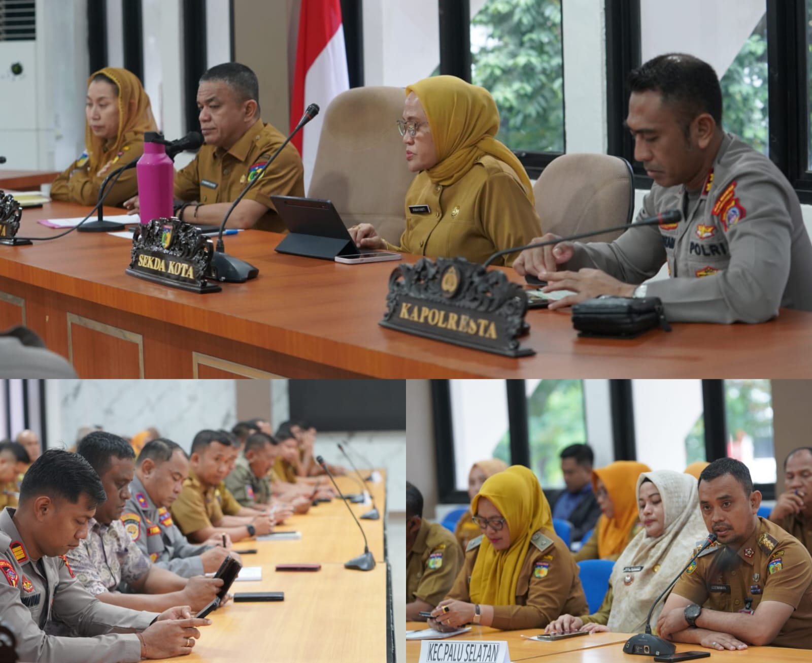 Respons Gangguan Kamtibmas yang Meningkat Beberapa Bulan Ini, Wali Kota Palu Gelar Rakor Libatkan TNI dan Polisi