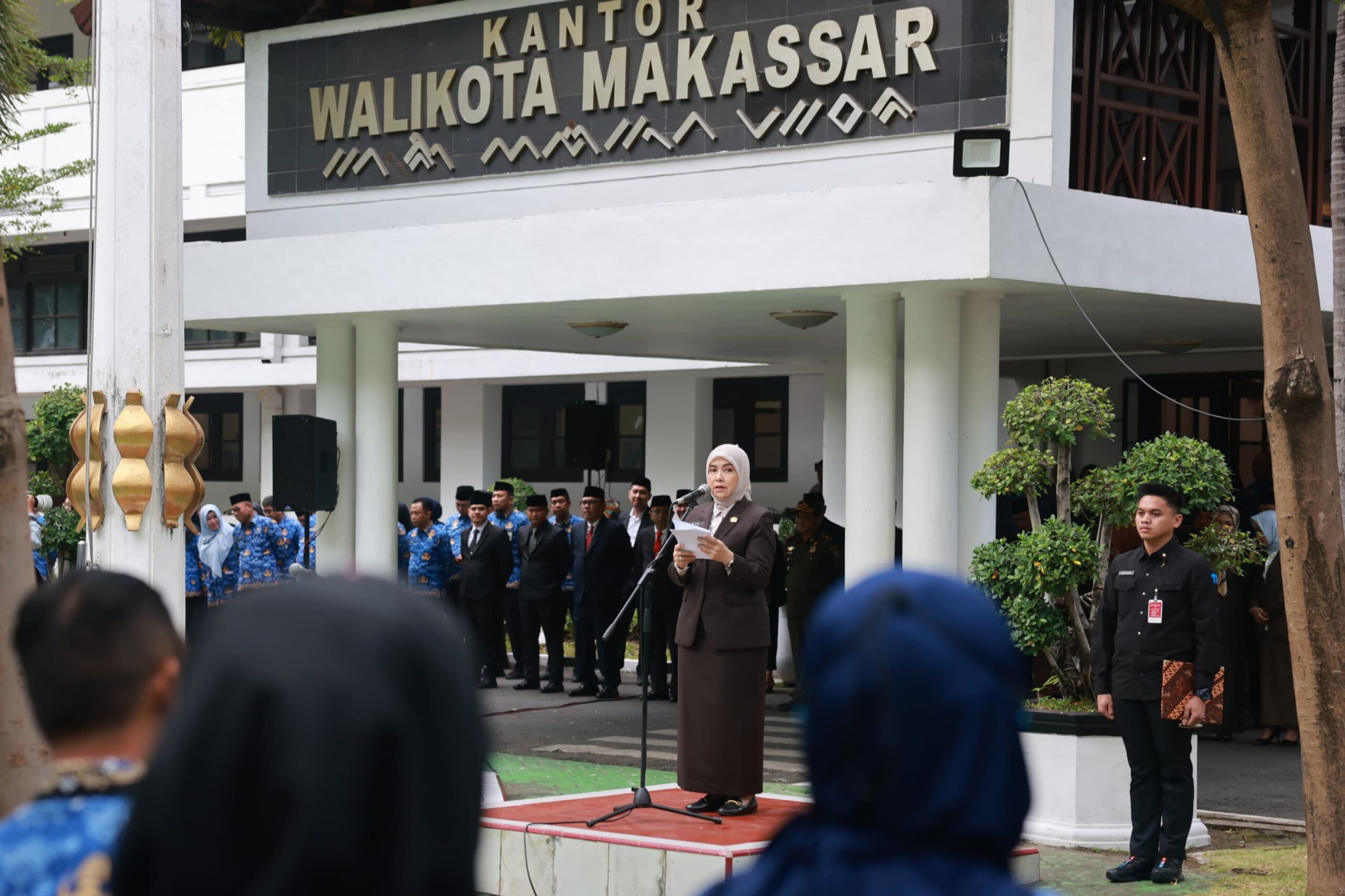 Pimpin Upacara Harkitnas 2025, Aliyah Mustika Ilham Serukan Persatuan dan Semangat Kerja