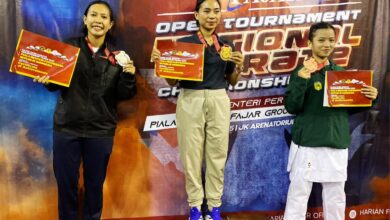 Srikandi TNI AL Lantamal VI Raih Juara 2 Kumite Kelas 55 kg Kategori TNI-POLRI di Ajang Bergengsi Fajar Open Karate Championship