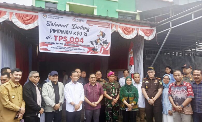 Danlantamal VI Makassar Bersama Forkopimda Sulsel Tinjau Pelaksanaan PSU di Kota Palopo