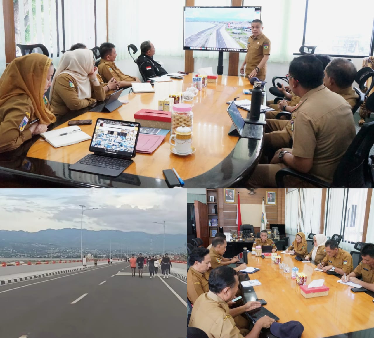 Pimpin Rakor, Wali Kota Hadianto Rasyid Bahas Penataan Kawasan Elevated Roda Palu