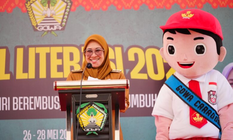 Bupati Gowa Nilai Festival Literasi Upaya Tumbuhkan Budaya Membaca di Masyarakat