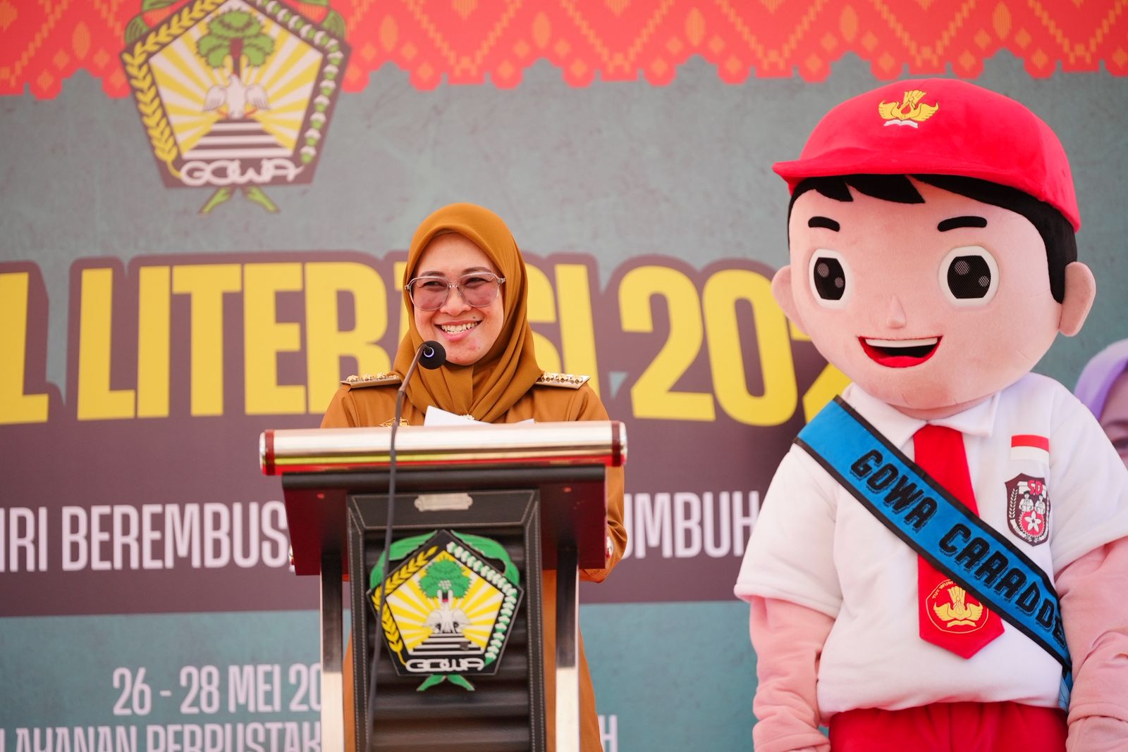 Bupati Gowa Nilai Festival Literasi Upaya Tumbuhkan Budaya Membaca di Masyarakat