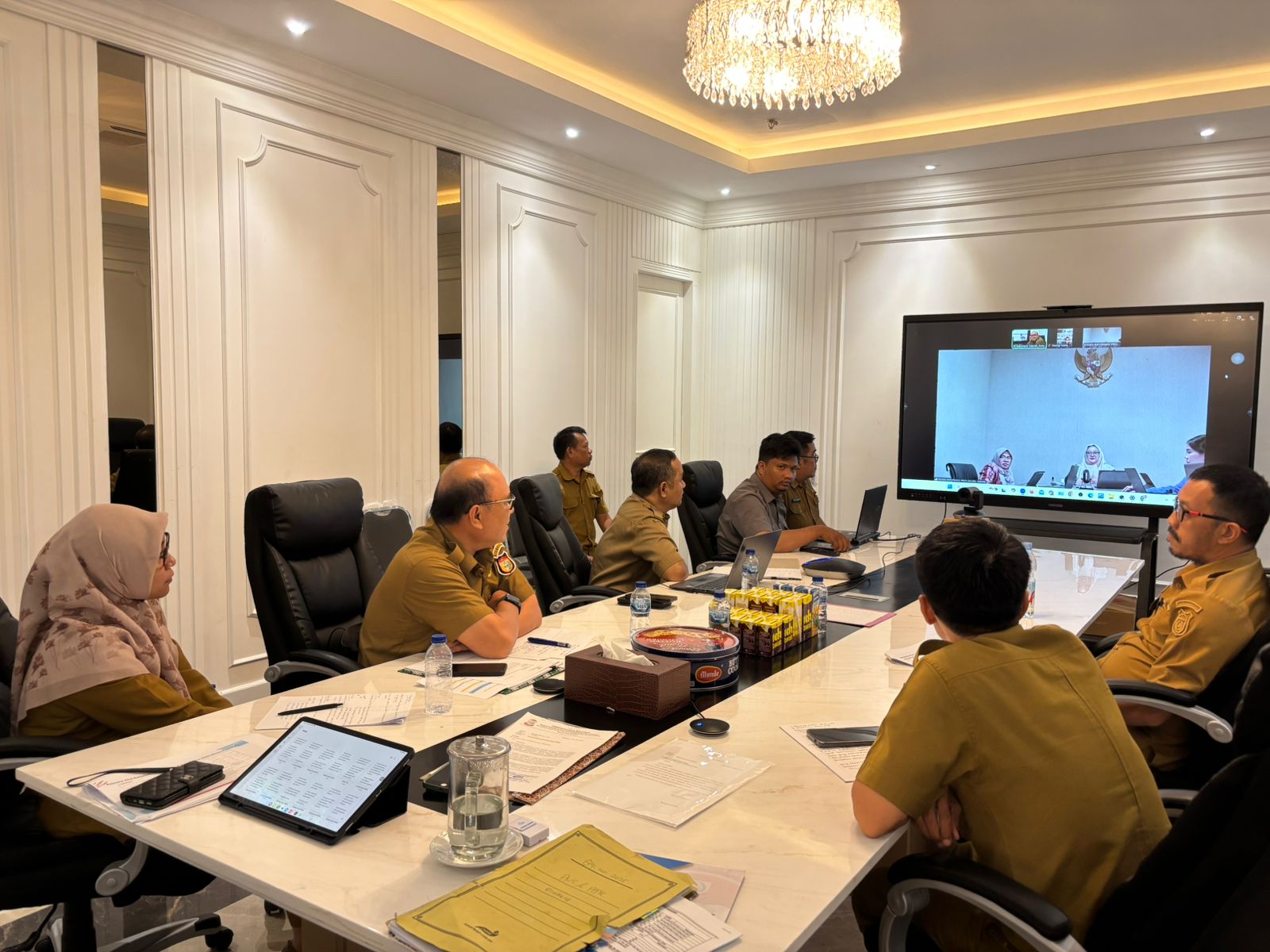 Dinilai Komitmen Tinggi Terhadap Keterbukaan Informasi, Tim Monev Puji Diskominfo Makassar Saat Ikuti Uji KIP