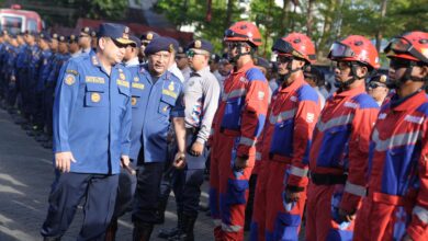 Pimpin Apel Pemadam Kebakaran Kota Makassar, Munafri: Damkarmat Punya Tugas Berat dan Mulia