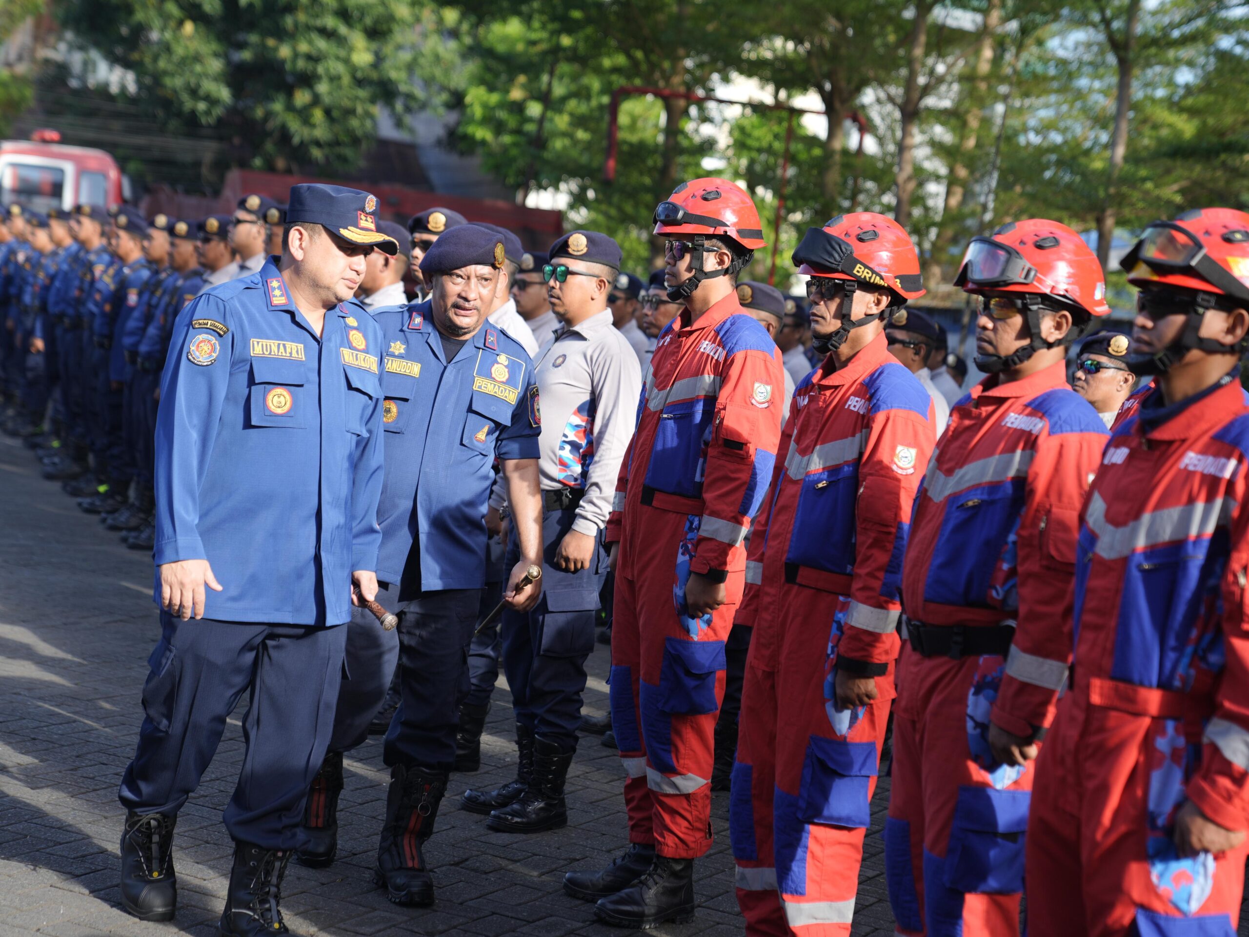 Pimpin Apel Pemadam Kebakaran Kota Makassar, Munafri: Damkarmat Punya Tugas Berat dan Mulia