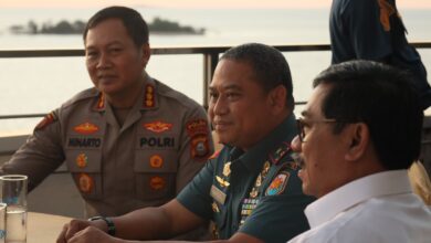 Nikmat Indahnya Laut Kota Makassar, Danlantamal VI Hadiri Coffee Sunset Pelindo Regional 4