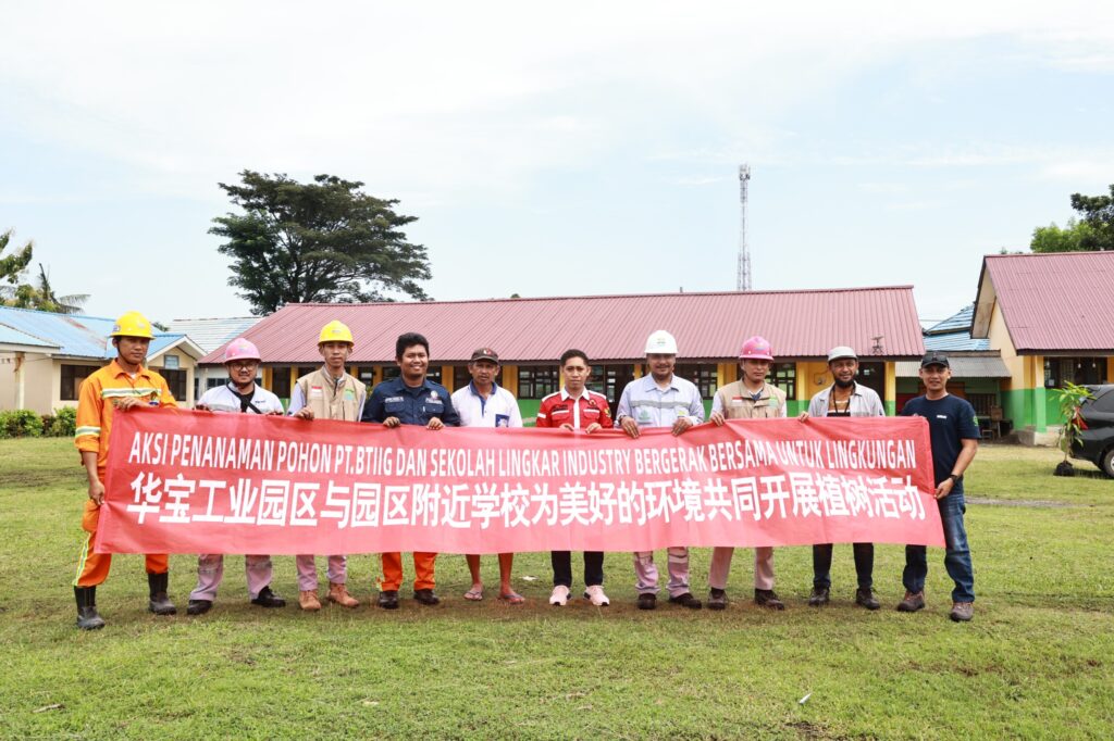 Komitmen BTIIG Menjaga Lingkungan: Tanam Pohon hingga Bersih-Bersih Drainase