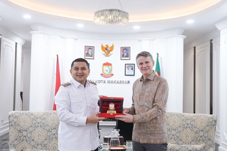 Munafri Ajak Dubes Australia Tangani Sampah, Banjir Hingga Transportasi Publik