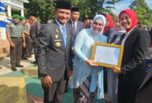 Momen Hardiknas Sekolah SD INP 5/81 Lemoape Bone Raih Dua Penghargaan