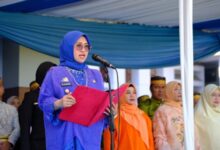 Momentum Hardiknas, Husniah Talenrang Kampanyekan "Gowa Cerdas"