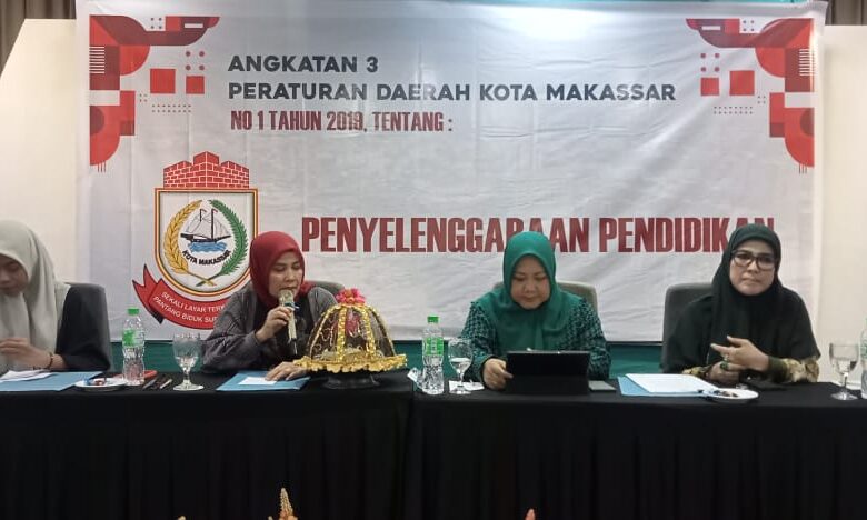 Anggota DPRD Kota Makassar Andi Suhada Sosilisasi Perda Pendidikan