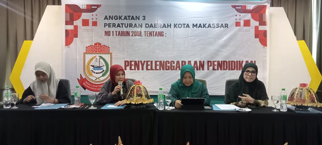 Anggota DPRD Kota Makassar Andi Suhada Sosilisasi Perda Pendidikan