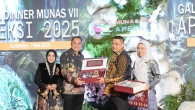 Munafri dan Melinda Hadiri Gala Dinner Peserta Munas Apeksi 2025