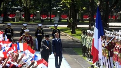 Presiden Prabowo Terima Kunjungan Presiden Prancis Emmanuel Macron di Istana Negara