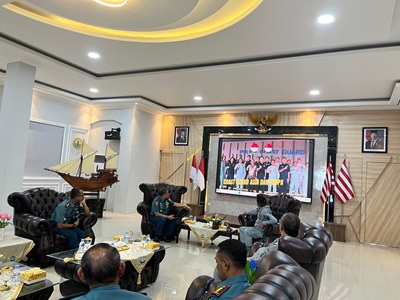 Danlantamal VI Terima Kunjungan Analis Kebijakan Bakamla RI untuk Evaluasi KKPH