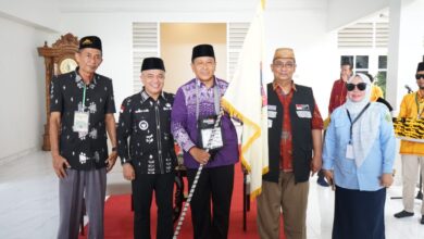 Pelepasan Jemaah Haji Palu 2025, Ini Pesan Wali Kota Hadianto Rasyid