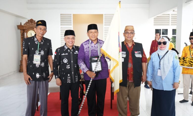 Pelepasan Jemaah Haji Palu 2025, Ini Pesan Wali Kota Hadianto Rasyid