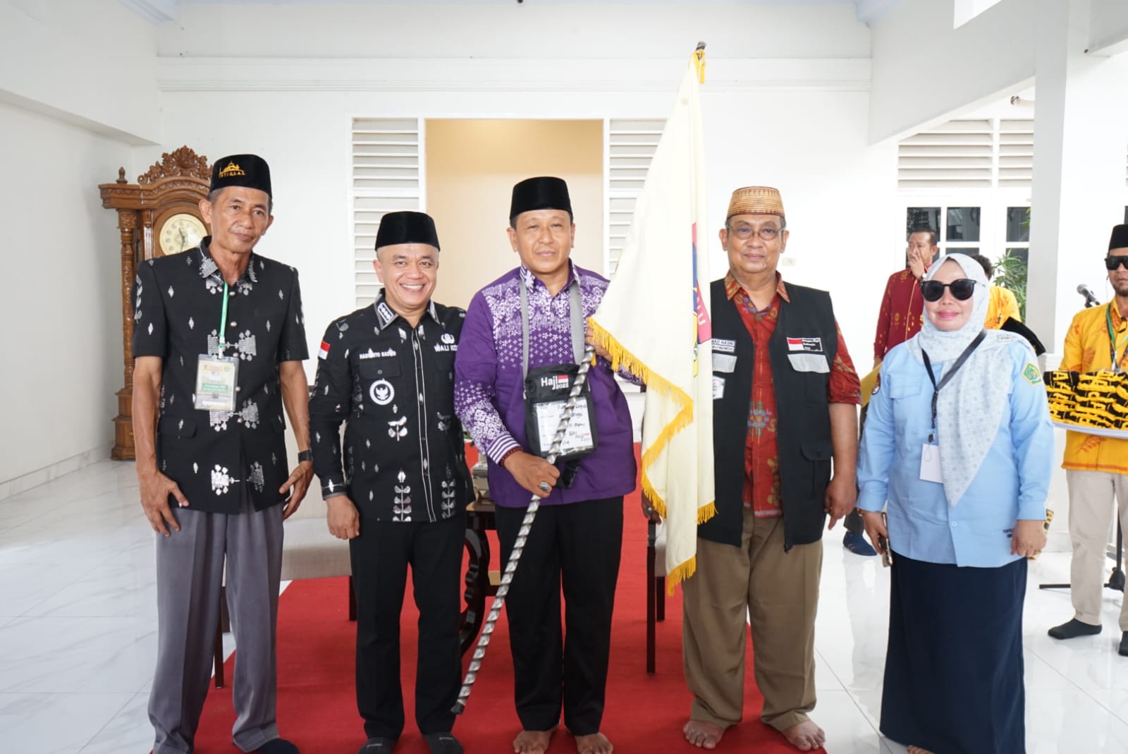 Pelepasan Jemaah Haji Palu 2025, Ini Pesan Wali Kota Hadianto Rasyid