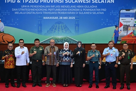 Asrena Danlantamal VI Hadiri HLM Bahas Pengendalian Inflasi Menjelang Iduladha 2025