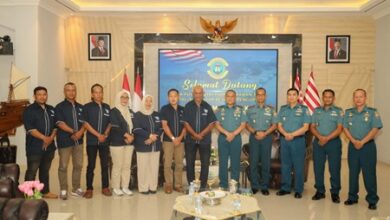 Danlantamal VI Terima Kunjungan Pengurus P3AL Wilayah Makassar