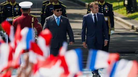 Media Asing Sorot Macron Bertemu Prabowo