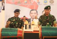 Wadan Lantamal VI Hadiri Pembukaan Fajar Open Karate Championship