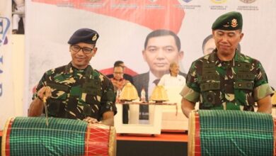 Wadan Lantamal VI Hadiri Pembukaan Fajar Open Karate Championship