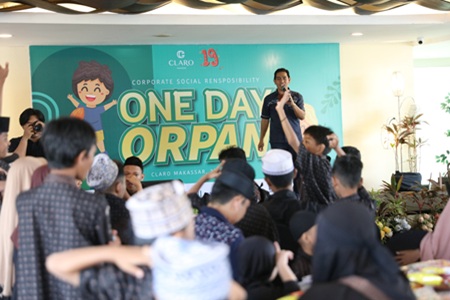Tim TJSLP Kota Makassar Apresiasi CSR Hotel Claro, Beri Kebahagiaan dan Pengalaman Hotel kepada Anak Panti