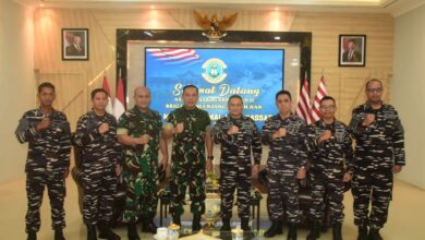 Danlantamal VI Makassar Terima Audensi Aster Kaskogabwilhan II