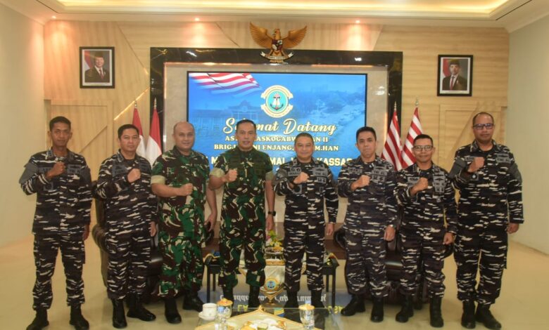 Danlantamal VI Makassar Terima Audensi Aster Kaskogabwilhan II