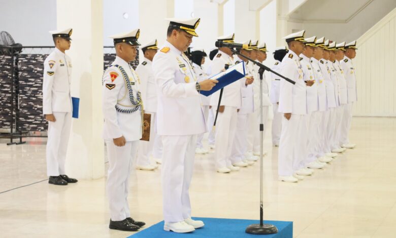 Lantamal VI Makassar Gelar Ppacara Peringatan Hari Lahir Pancasila