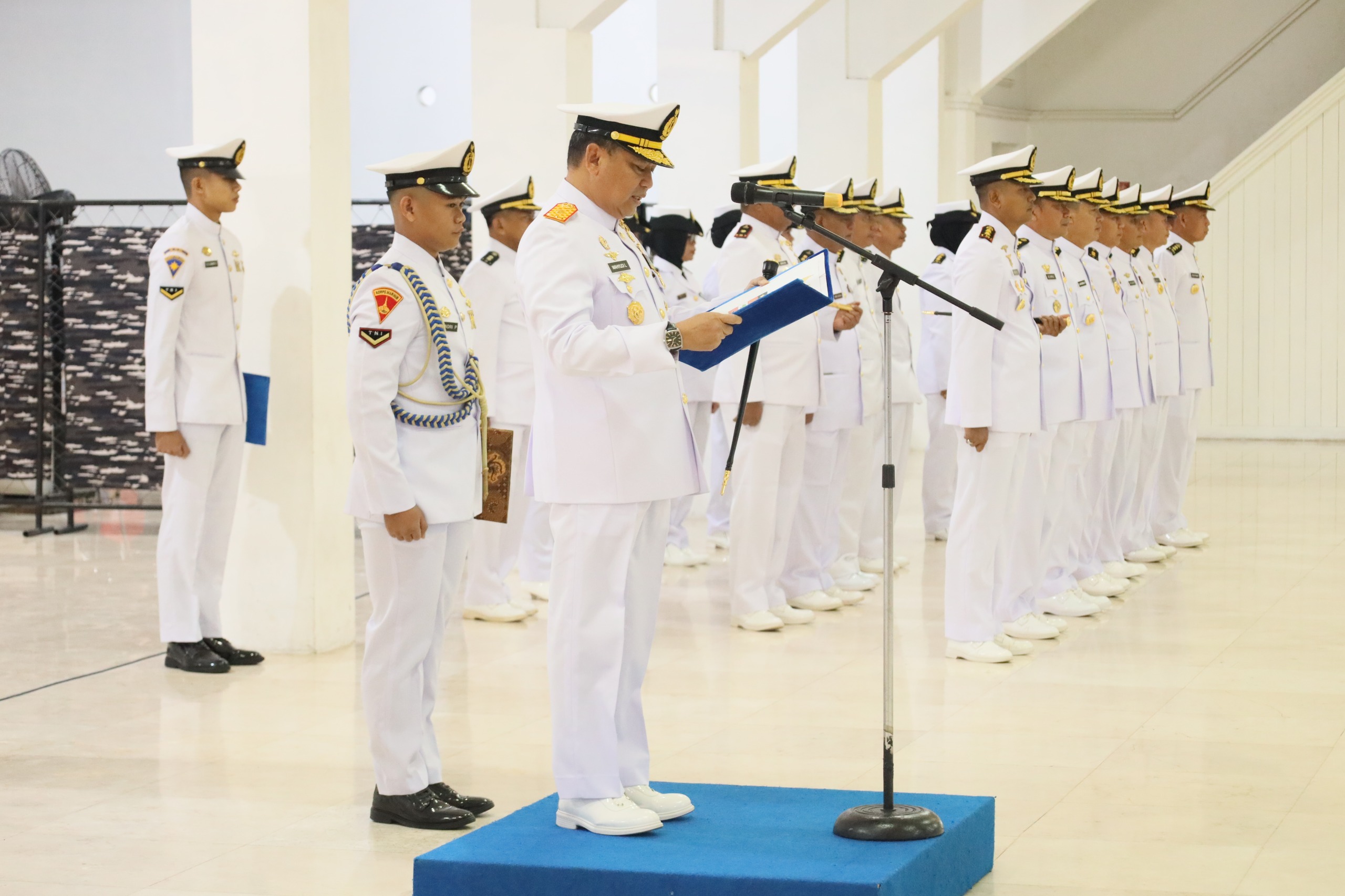 Lantamal VI Makassar Gelar Ppacara Peringatan Hari Lahir Pancasila