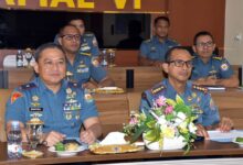 Lantamal VI Makassar Ikuti Sosialisasi Kebijakan Penataan Wilayah Pertahanan