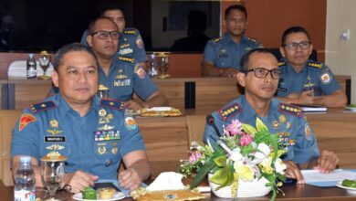 Lantamal VI Makassar Ikuti Sosialisasi Kebijakan Penataan Wilayah Pertahanan