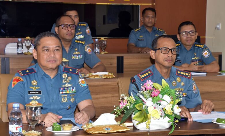 Lantamal VI Makassar Ikuti Sosialisasi Kebijakan Penataan Wilayah Pertahanan