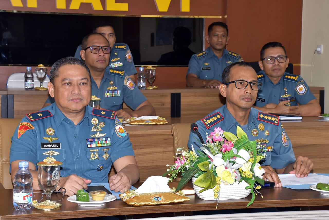 Lantamal VI Makassar Ikuti Sosialisasi Kebijakan Penataan Wilayah Pertahanan