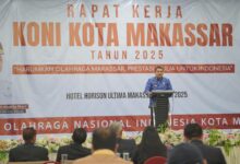 Buka Raker Munafri Dorong KONI Maksimalkan Peran Sosial Olahraga dan Prestasi