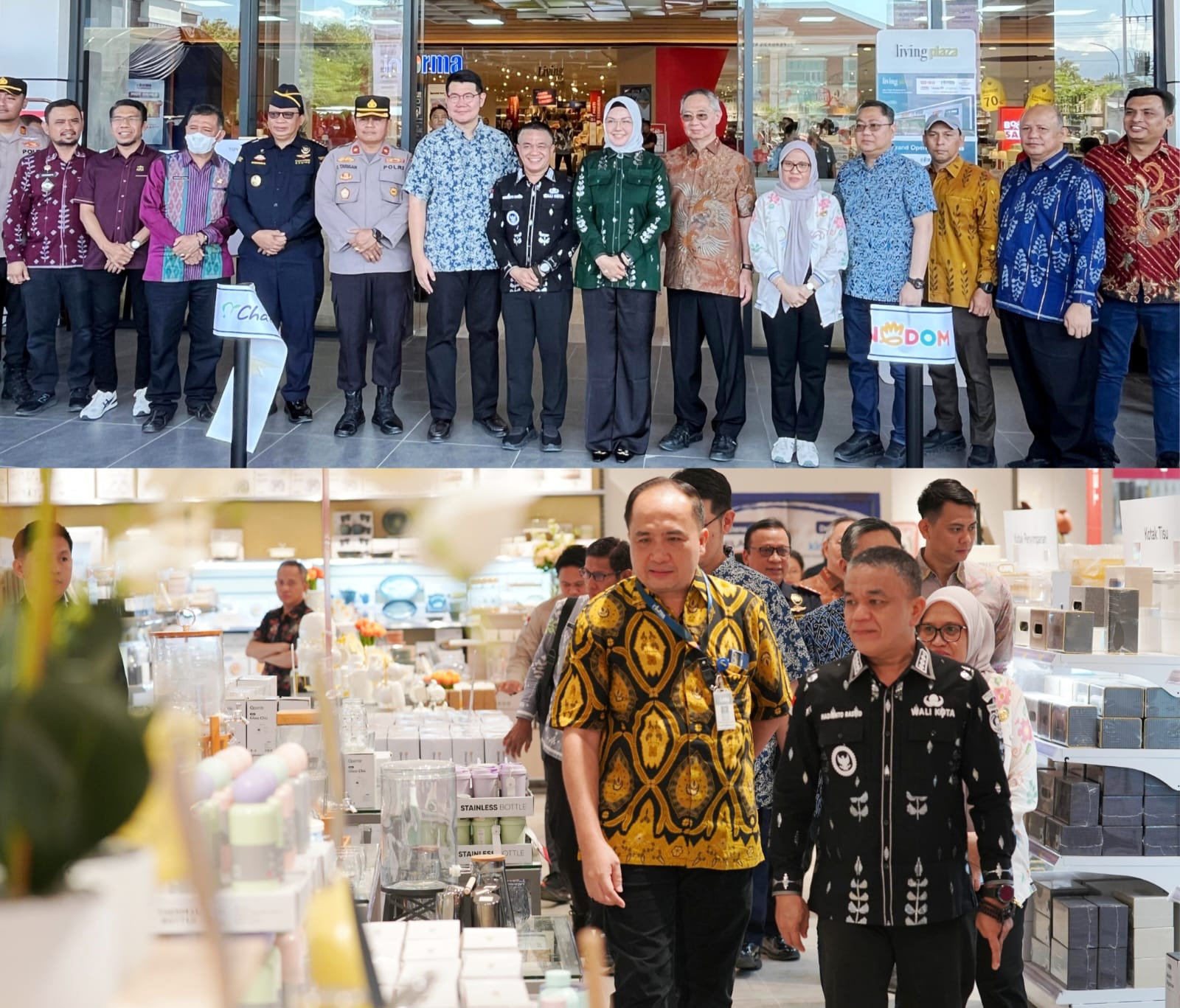 Wali Kota Hadianto Rasyid Resmikan Grand Opening Living Plaza Palu