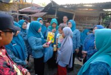 Beri Bantuan, PKK Gowa Fokus Penanganan Stunting di Somba Opu