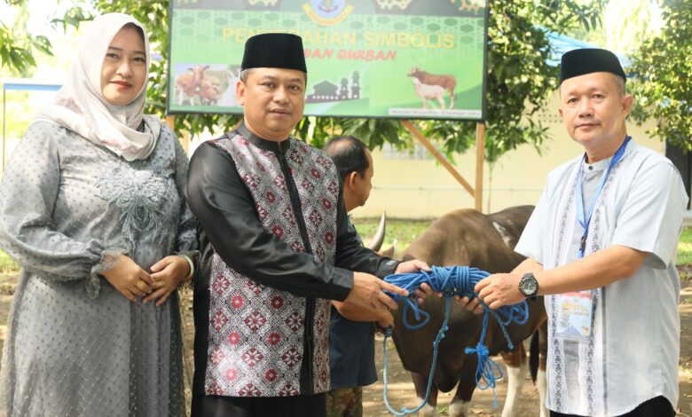 Lantamal VI Laksanakan Penyembelihan Hewan Qurban dalam Rangka Idul Adha 1446 H/2025 M