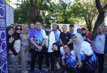 Munafri Lepas Peserta Jalan Sehat Senam & Baksos IKA SMADA 88