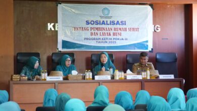 Ketua TP PKK Makassar Melinda Aksa Terus Gaunggkan Rumah Sehat dan Layak Huni