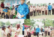 Bangkitkan Tunas Muda dengan Jiwa Kesatria yang Berani, Pramuka Penggalang dan Penegak Kota Palu Gelar Kemah 2025