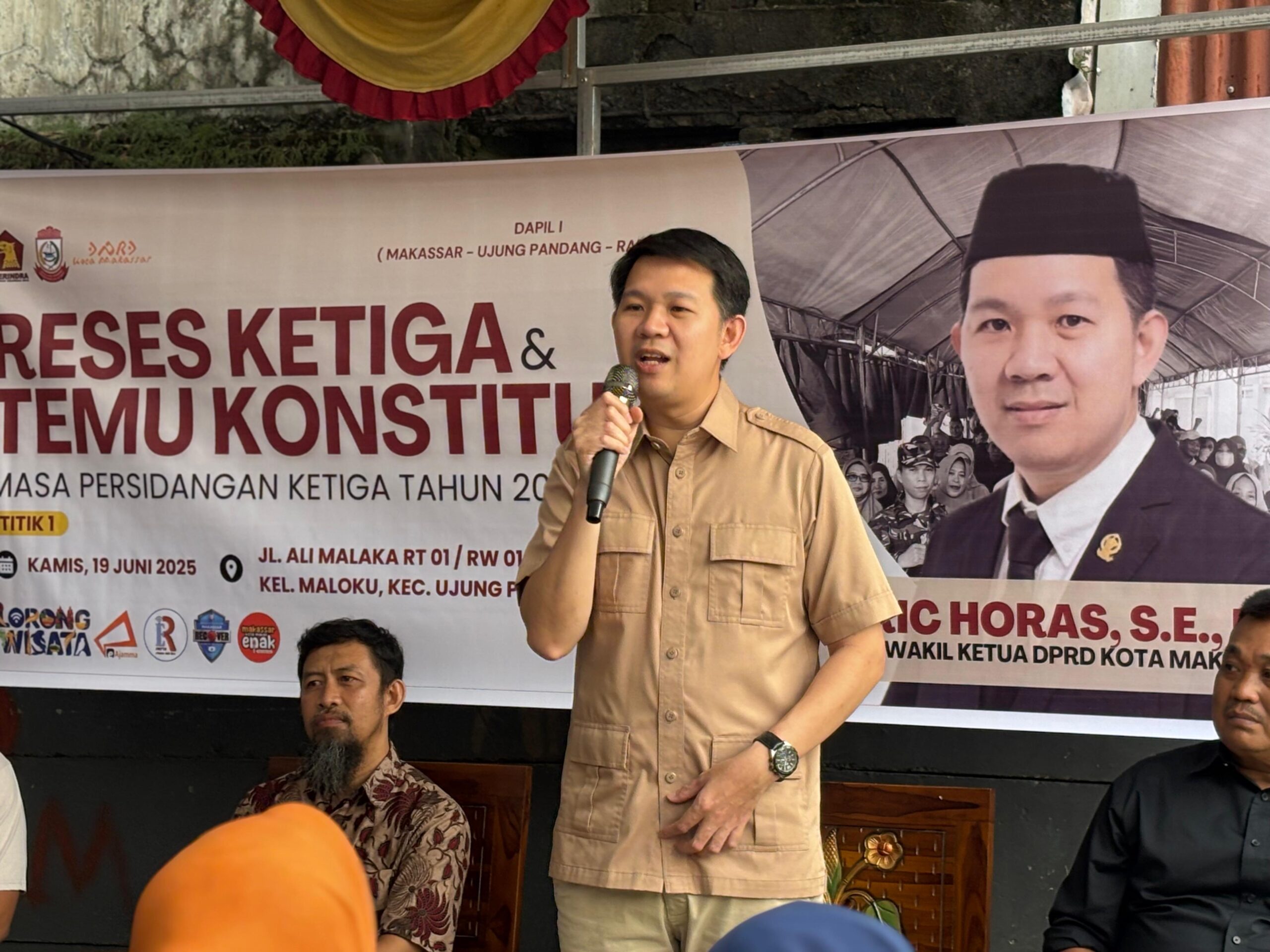 Serap Aspirasi Warga Soal Banjir, Eric Horas Sesalkan Lurah Lajangiru Absen