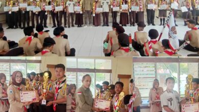 Wakili Wali Kota Palu, Kadispora Amiruddin Hadiri Penutupan Kemah Pramuka Penggalang dan Penegak
