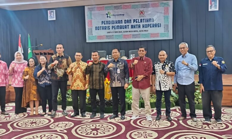 Wakili Wali Kota, Plt Asisten Hadiri Kegiatan Pendidikan dan Pelatihan Notaris Pembuat Akta Koperasi