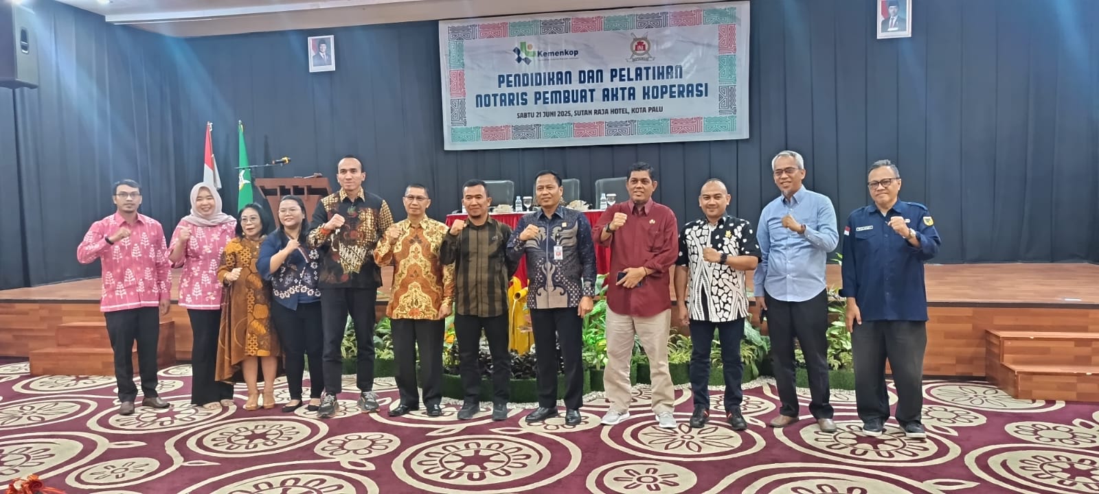Wakili Wali Kota, Plt Asisten Hadiri Kegiatan Pendidikan dan Pelatihan Notaris Pembuat Akta Koperasi