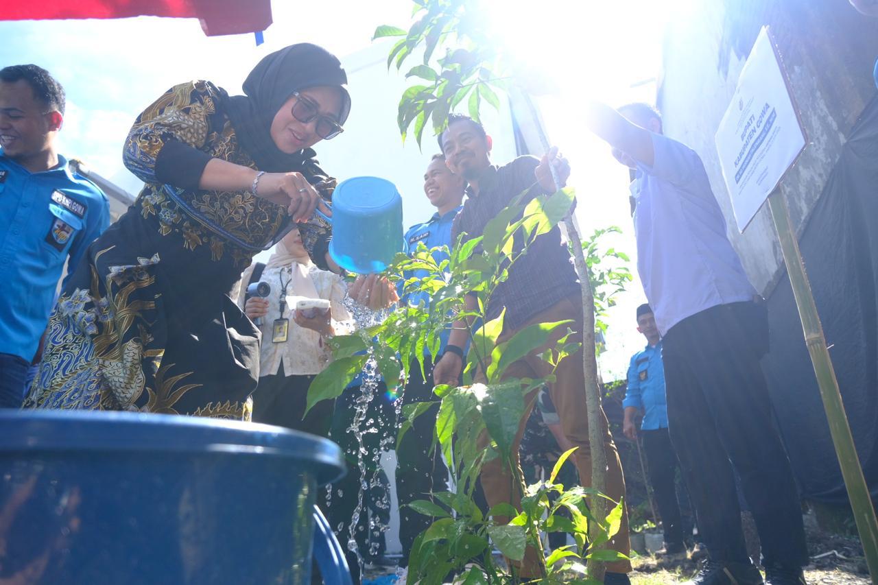 Resmikan Kantor KNPI Gowa, Bupati Husniah Ajak Pemuda Sukseskan Program Pemerintah
