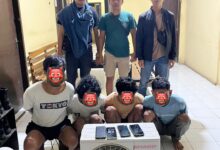 Curi AC Kantor Desa, Resmob Polres Bone Ringkus Empat Remaja